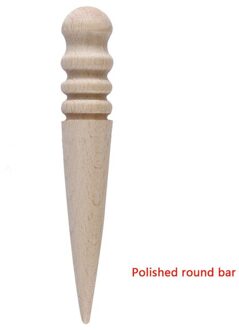 Ayevin Multi-Size Hout Gelikter Lederen Massief Houten Ronde Burnishing Rand Voor Gepolijste Rand Leather Craft Werkinstrument polished ronde bar
