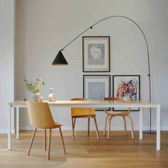 AYNO XL vloerlamp zwart/oranje 3.000K zwart, oranje