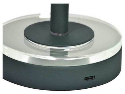 AYTM Acculamp Luceo, bosgroen, metaal, 24 cm, dimbaar, IP44