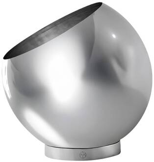 AYTM bloempot Globe, Ø 21 cm, zilver, roestvrij staal
