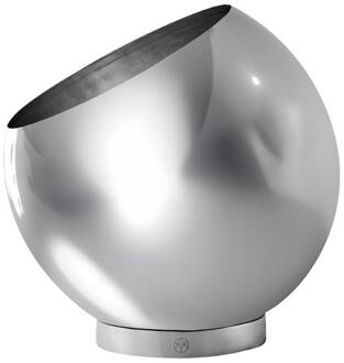 AYTM bloempot Globe, Ø 30 cm, zilver, roestvrij staal