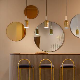 AYTM Circum Spiegel Ø 70 cm Roze