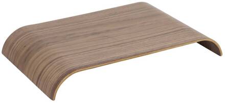 AYTM Curva dienblad, walnootkleurig, 41 x 25 x 5 cm, hout