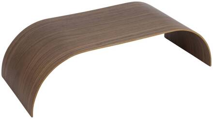 AYTM Curva dienblad, walnootkleurig, 62 x 25 x 16 cm, hout