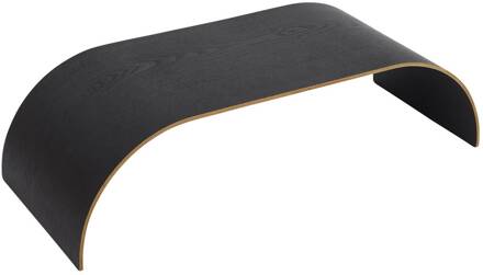 AYTM Curva dienblad, zwart, 62 x 25 x 16 cm, hout