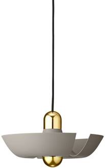 AYTM Cycnus hanglamp, taupe, Ø 30 cm, aluminium, E27