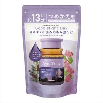 Ayur Time Aroma Bath Salt Good Night Day 520g Refill