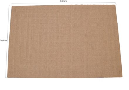 Azanza buitenkleed 240x340cm - Laagste prijsgarantie! Taupe