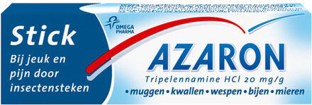 Azaron Stick - Tegen jeuk en pijn door insectensteken, zoals bijen, mieren en door de processierups