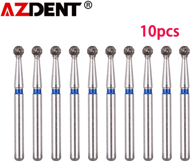 AZDENT Dental Diamond Burs Drills Two Layer Diamond for High Speed Handpiece Handle Dentist Teeth Whitening Tools Dia.1.6mm