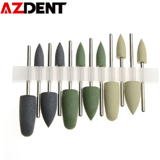 Azdent Dental light Curing Polishing Set Dental Resin Base Acrylic Polishing Burs Kit Invisible Denture Polishing Set