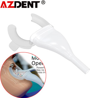 Azdent Dental Mouth Opener HVE Suction Droplets Dental Cheek Lip Retractor Suction Mouth Opener for Dental Chair HVE Suction