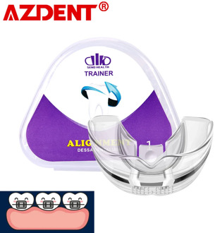 AZDENT Soft and Hard Tooth Orthodontic Appliance Aligners Trays Teeth Straightener High-tech Dental Transparent Teeth Retainer