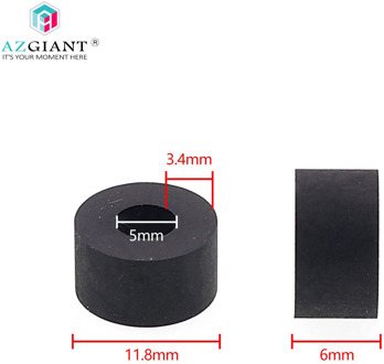 AZGIANT 5pcs 11.8x6x5mm Cartridge Audio Radio Movement roller tape recorder Pressure cassette tape recorder Belt Pulley