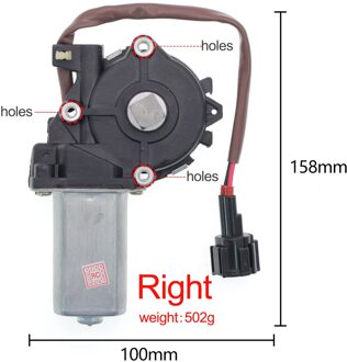 Azgiant Voor Nissan Tiida 05-11 Jaar Vensterglas Lifter Motor Lift Dc Motor Oem 80731ED Venster Motoren Onderdelen links En Rechts achterkant rechtsaf-2pin