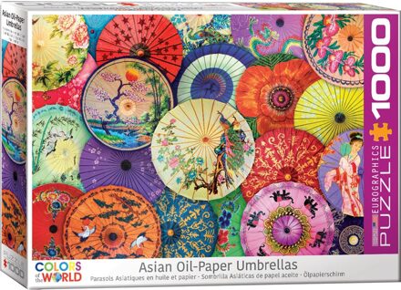 Aziatische olie papier paraplu's (1000)