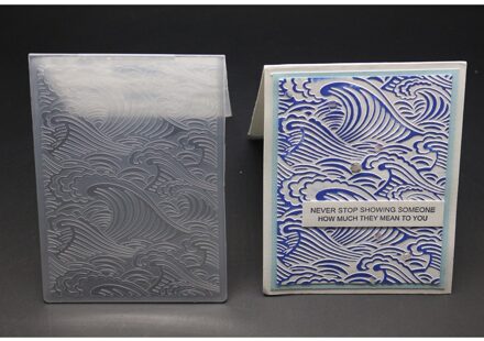 Azsg 3D Leuke Vogel Verlaat Embossing Platen Diy Papier Snijden Sterft Scrapbooking Plastic Embossing Map FD-114