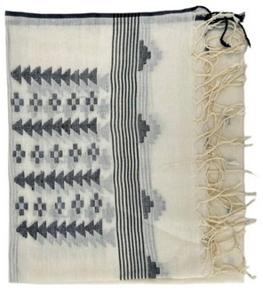 Azteek Patroon Witte Sjaal Altea , Multicolor , Dames - ONE Size