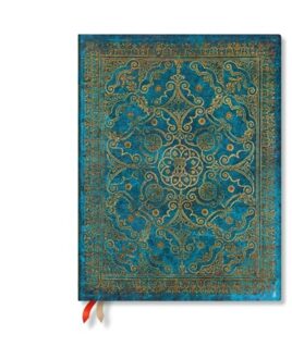 Azure (Equinoxe) Ultra 12-Month Day-At-A-Time Hardback Dayplanner 2025 (Elastic Band Closure) - Paperblanks