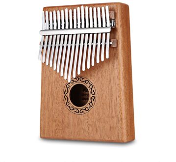 B - 17T 17 Toetsen Kalimba Duim Piano Mahonie Body Muziekinstrument Mahonie Duim Vinger Piano Toetsenbord Instrumenten