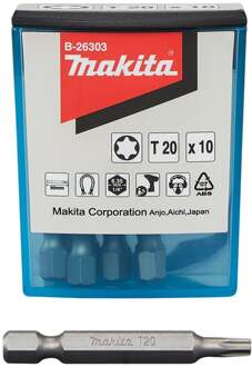 B-26303 | Schroefbit | T20x50mm | 10 stuks - B-26303