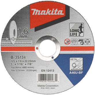 B-35134 Slijpschijf Metaal 125 mm