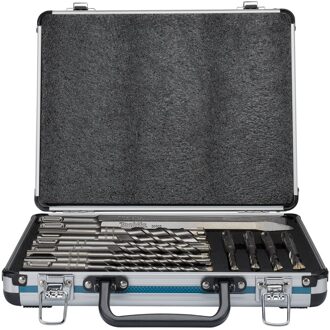 B-64674 | PB4S SDS+ boor/beitelset | 13-delig SDS-PLUS | in aluminium koffer - B-64674