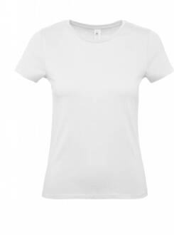 B&C Basic dames T-shirt - Kleur: Wit, Maat: XS