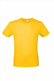 B&C Basic heren T-shirt - Kleur: Geel, Maat: XS