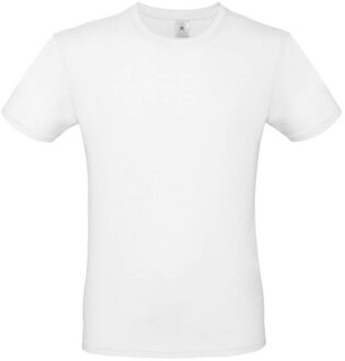 B&C Basic heren T-shirt - Kleur: Wit, Maat: XL
