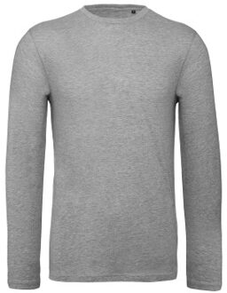 B&C Collection B and C Organic Inspire Men Long Sleeve T * Actie * Blauw,Rood,Zwart,Grijs,Wit - Small,Medium,Large,X-Large,XX-Large,3XL