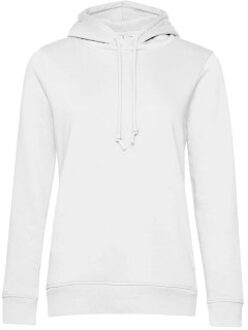 B&C Collection B and C Organic Women Hooded Shirt Grijs,Blauw,Bruin,Lila,Rood,Geel,Zwart,Wit,Roze,Groen,Beige - X-Small,Small,Medium,Large,X-Large,XX-Large
