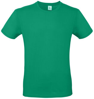 B&C Groen basic t-shirt met ronde hals voor heren van katoen