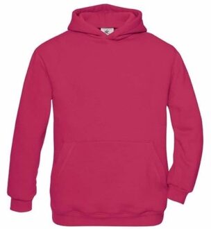 B&C Hooded Sweater - fuchsia roze - vest met capuchon - kinderen