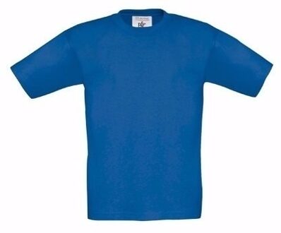 B&C Kinderkleding Kinder t-shirt kobalt blauw