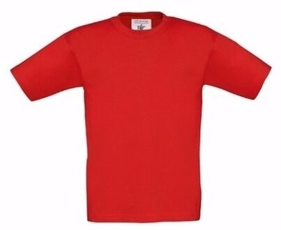 B&C Kinderkleding Kinder t-shirt rood