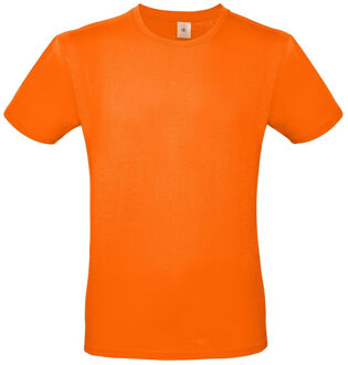 B&C Oranje Koningsdag of supporter t-shirt met ronde hals voor heren
