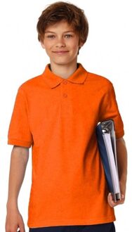 B&C Polo shirt oranje voor jongens