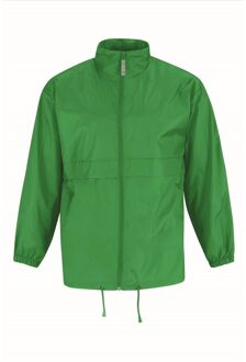 B&C Windbreaker - sirocco windjas - grasgroen - heren met capuchon
