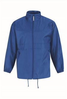 B&C Windbreaker - sirocco windjas - kobalt blauw - heren met capuchon