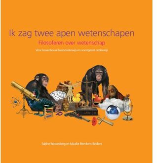 B For Books Distribution Ik zag twee apen wetenschapen - Boek Sabine Wassenberg (9491740350)