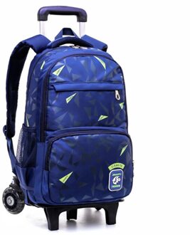 B-LIFE Compact Rolling Rugzak Voor Business College Student En Reizen Commuter Tas Op Wieltjes Duurzaam Materiaal Tablet Pocket Zilver