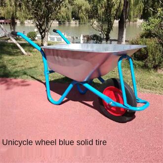 B-LIFE Heavy Duty Tuin Dumper Wagon Carrier Kruiwagen Winkelwagen Gazon Tractor Stalen Frame Luchtbanden 600-Pond Capaciteit Q 1