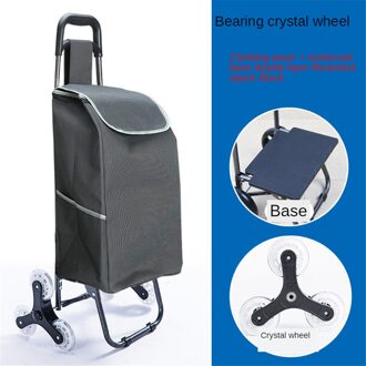 B-LIFE Opvouwbare Herbruikbare Trolley Shopping Hand Truck Waterdichte Opvouwbare Utility Winkelwagen Met Telescopische Handvat En Wielen Paars