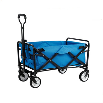 B-LIFE Shopping Wagon Collapsible Folding Garden Outdoor Park Utility Cart Picnic Camping Sport Events Truck