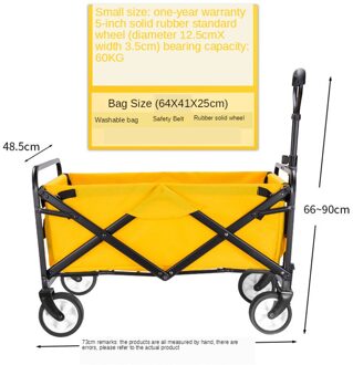 B-LIFE Utility Winkelen Wagon Opvouwbaar Compact Outdoor Tuin Camping Winkelwagen Verwijderbare Stof Bag Travel Kinderwagen