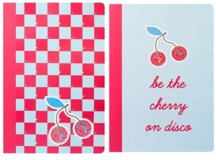 B'log cherry - schrift a4, gelinieerd