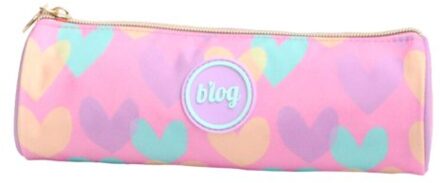 B'log hearts - etui rond, 22 x 7 cm