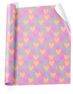 B'log hearts - kaftpapier 2 vel, 70 x 100 cm