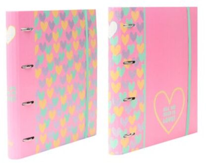 B'log hearts - ringband a4, 4 ringen